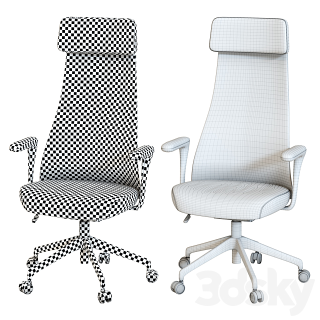 JARVFJALLET swivel chair by IKEA 3DSMax File - thumbnail 3