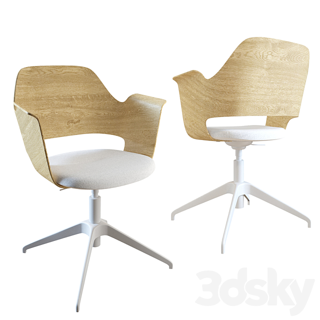 Conference chair FELLBERGET without wheels _ IKEA 3DSMax File - thumbnail 1