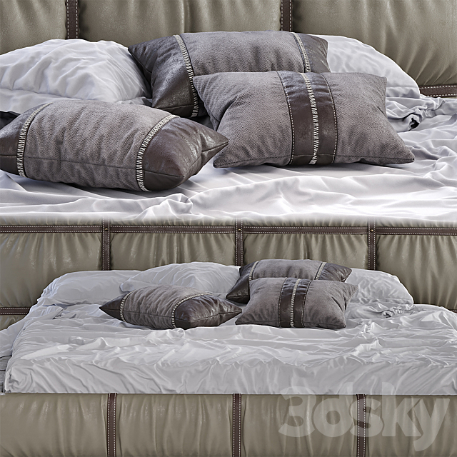 Bed Crossover Night 3d