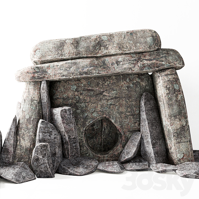 Dolmen megalite 3d