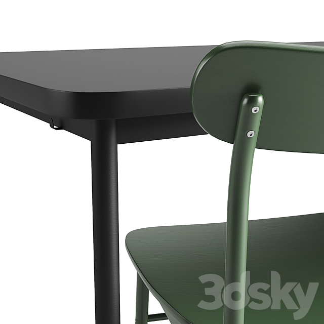 Table and chair Tymmaryd Ronninge 3DSMax File - thumbnail 2