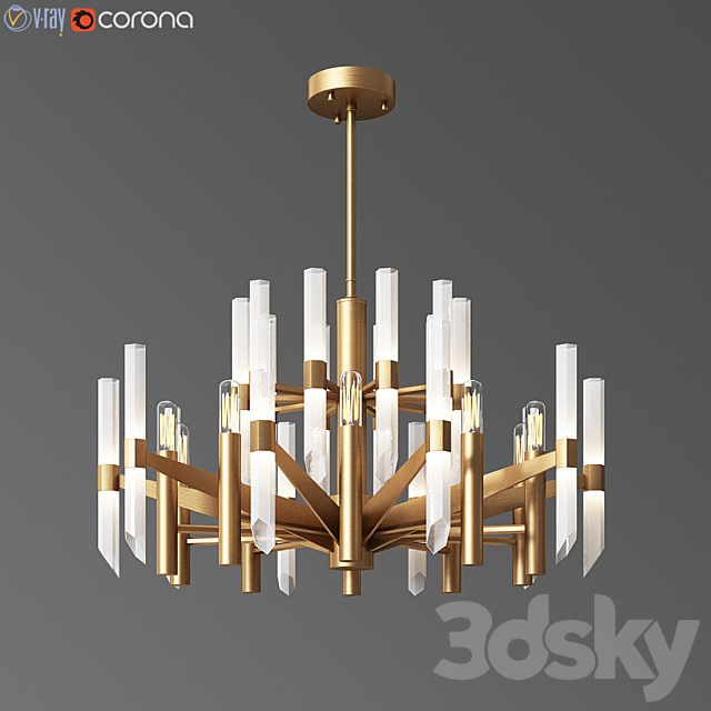 4 Celing Light Collection 05 3d