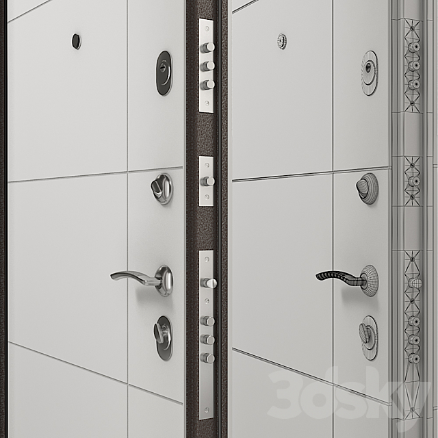 Entrance door Torex Series Delta M 10 D23 3d