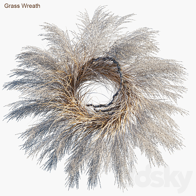 Grass Wreath # 2 3DSMax File - thumbnail 1