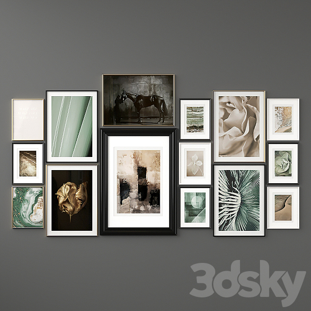 Mixed Poste Set 36 3d