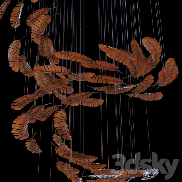 Chandelier Light Vargov 3d