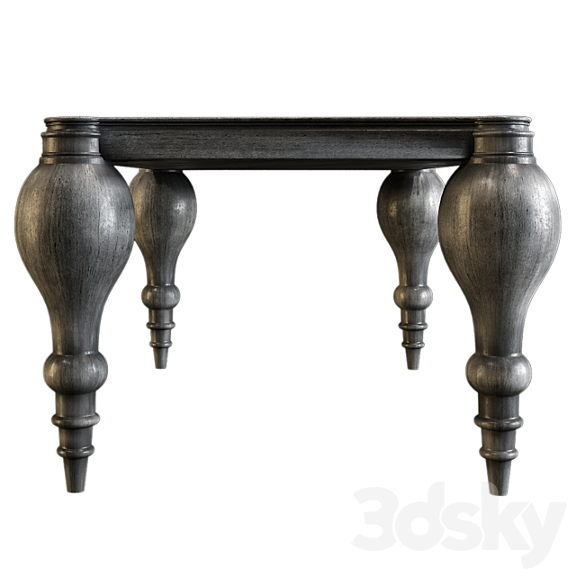 Dinner table 3d