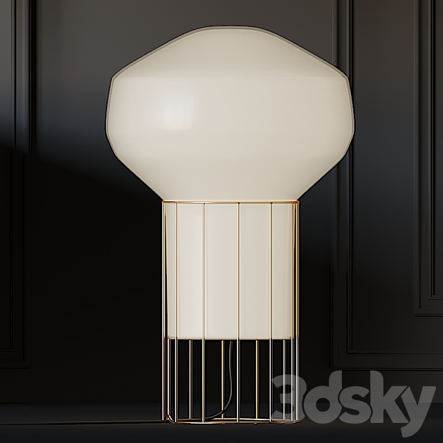 JWDA Concrete. FollowMe Rechargeable and Aerostat Table Lamps 3d