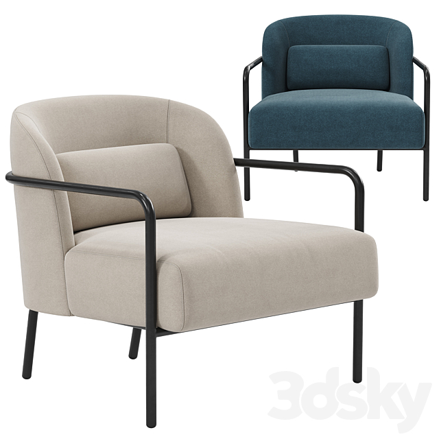 MAD Circa Lounge Chair 3DSMax File - thumbnail 1
