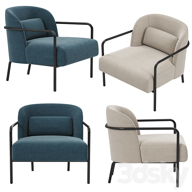 MAD Circa Lounge Chair 3DSMax File - thumbnail 2