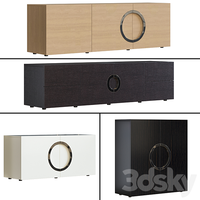 Minotti archipenko set 3d