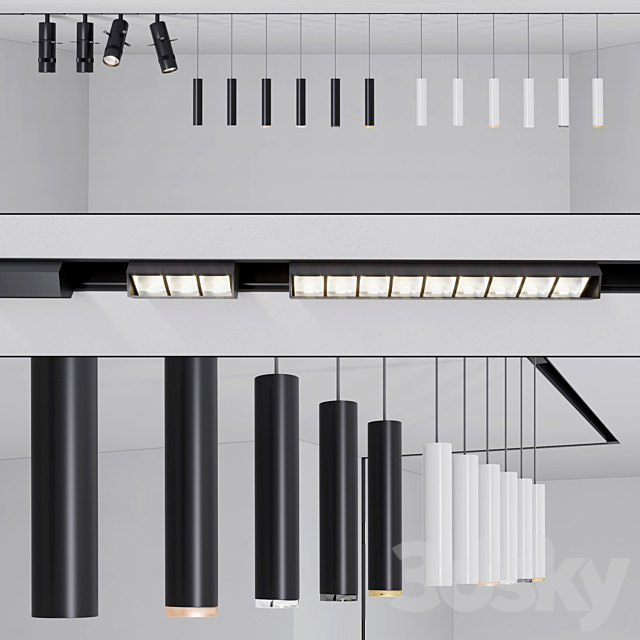 INFINITY integrated track system (set2) 3d