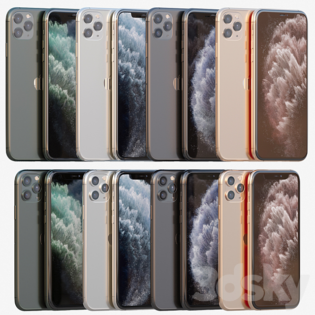 AVE Apple iPhone 11 PRO & PRO MAX 3d