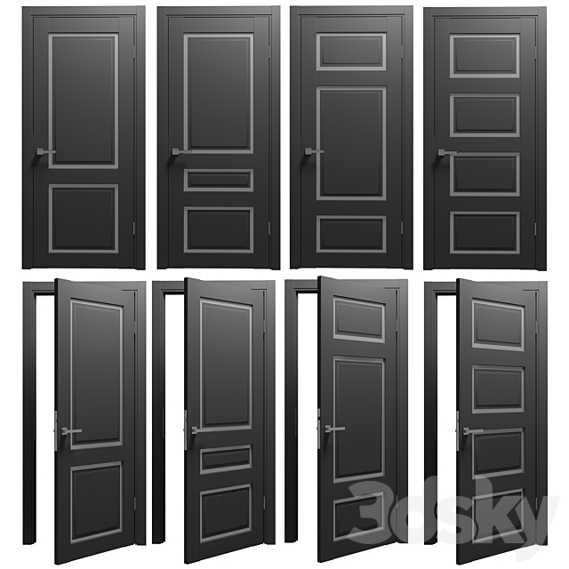 Doors Bianco 3DSMax File - thumbnail 1