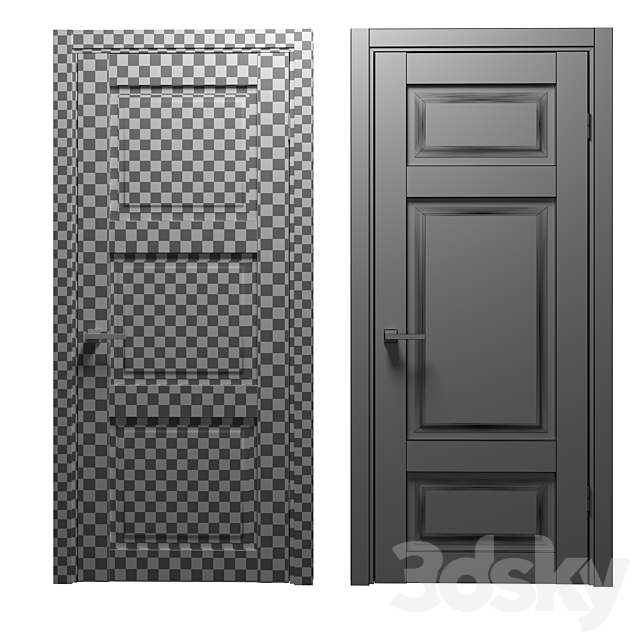 Doors Bianco 3DSMax File - thumbnail 3
