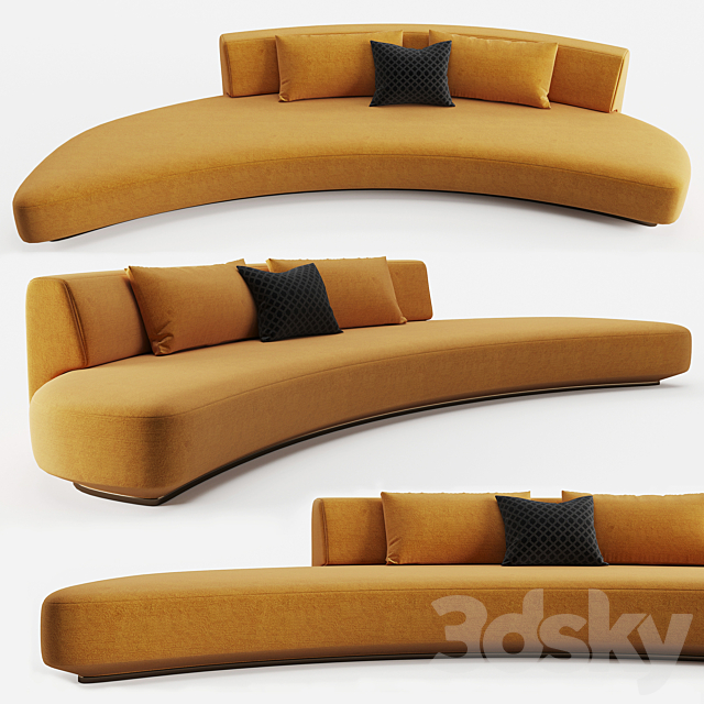audrey sofa gallotti&radice 3DSMax File - thumbnail 1