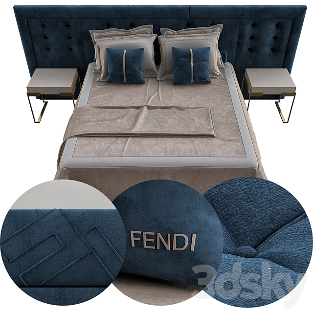 fendi_bed 3d