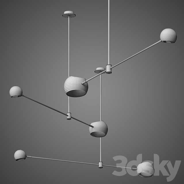 L1110 Chandelier acaba 3d