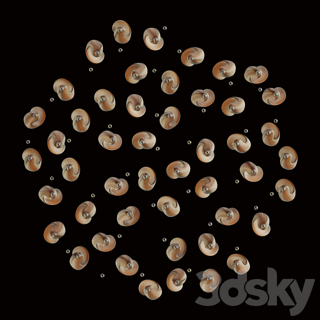 Chandelier Light Vargov 3d