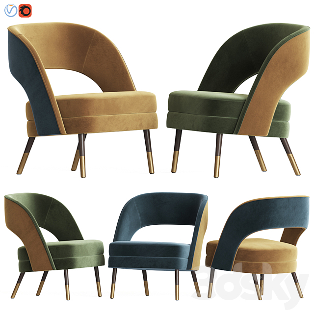 Ava Lounge Chair Mambo 3DSMax File - thumbnail 1