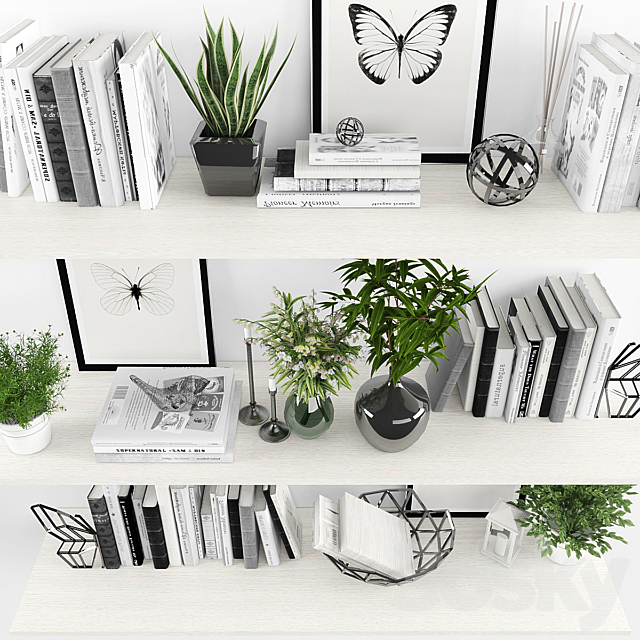 Decorative set 40 3d