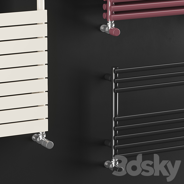 Cordivari towel rails 3d