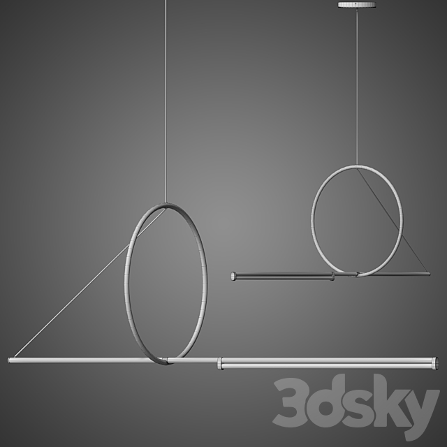 PDL2061 Chandelier art nordic 3d