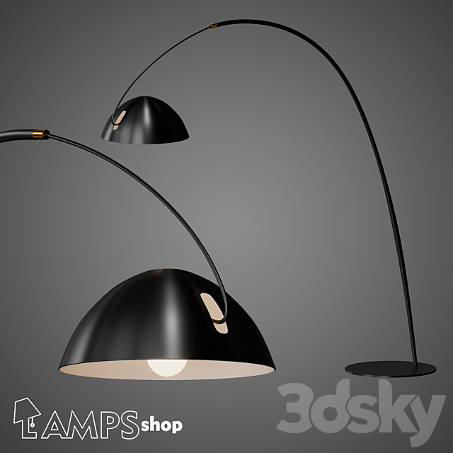 T6005 Parabole lamp 3DSMax File - thumbnail 1