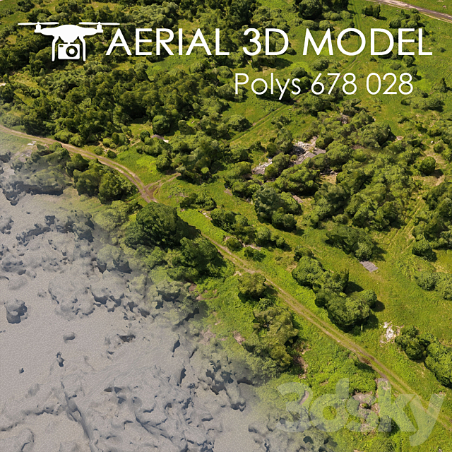 Aerial scan 8 3DSMax File - thumbnail 2