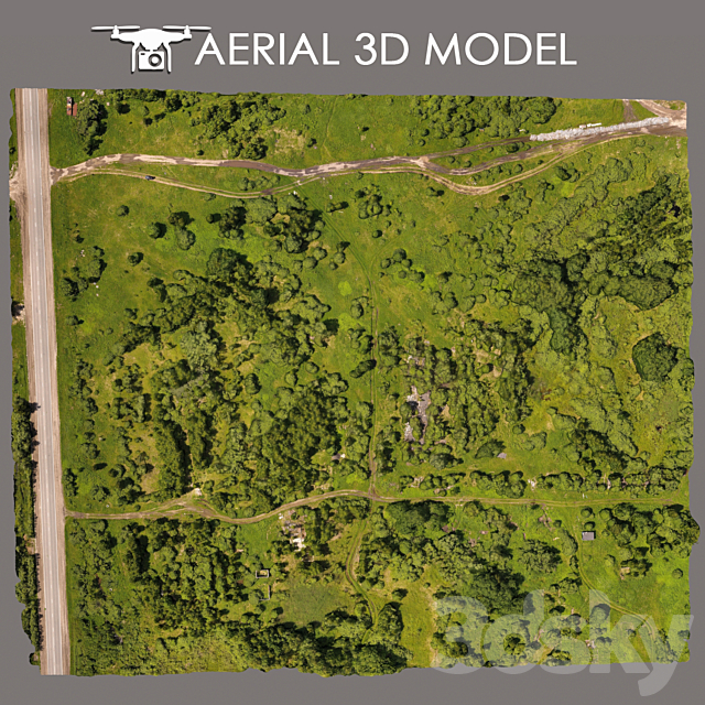 Aerial scan 8 3DSMax File - thumbnail 3