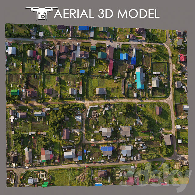 Aerial scan 13 3DSMax File - thumbnail 3