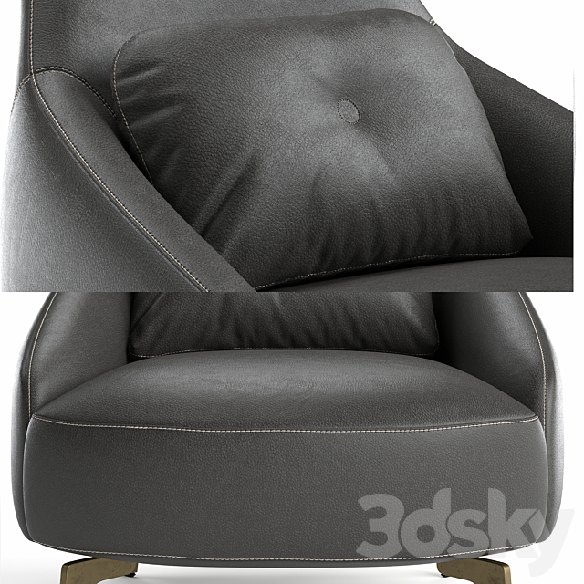 Armchair LX695 Leolux LX 3d