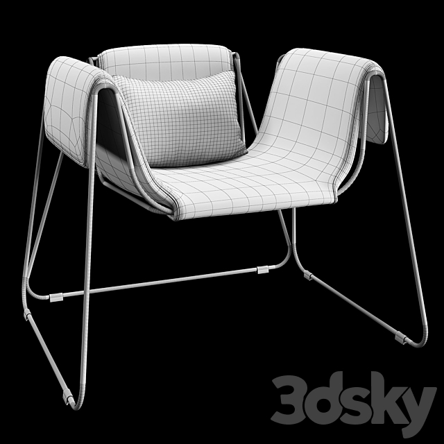 Frag Arche armchair by Stefania Andorlini 3DSMax File - thumbnail 3