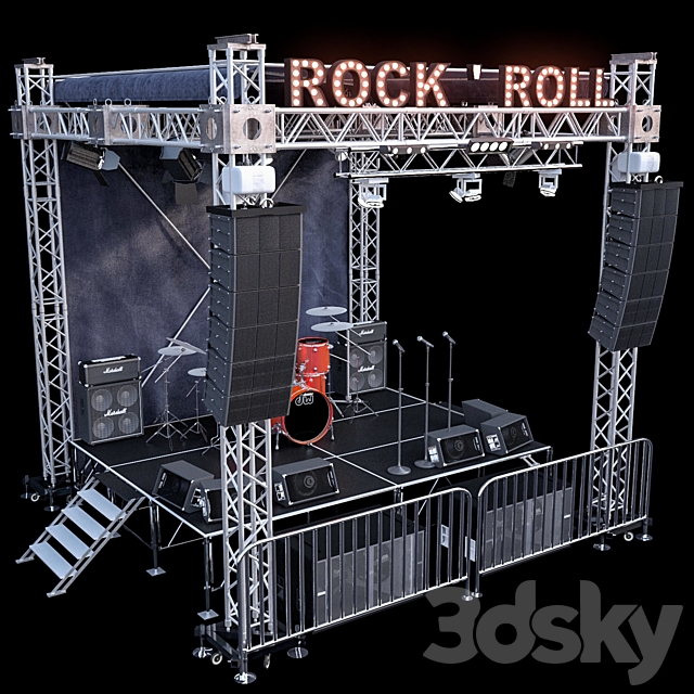 JC Mini Concert Stage 2 3d