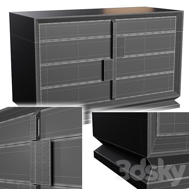 Chest Sicis BLAKE CHEST OF DRAWERS 3DSMax File - thumbnail 3