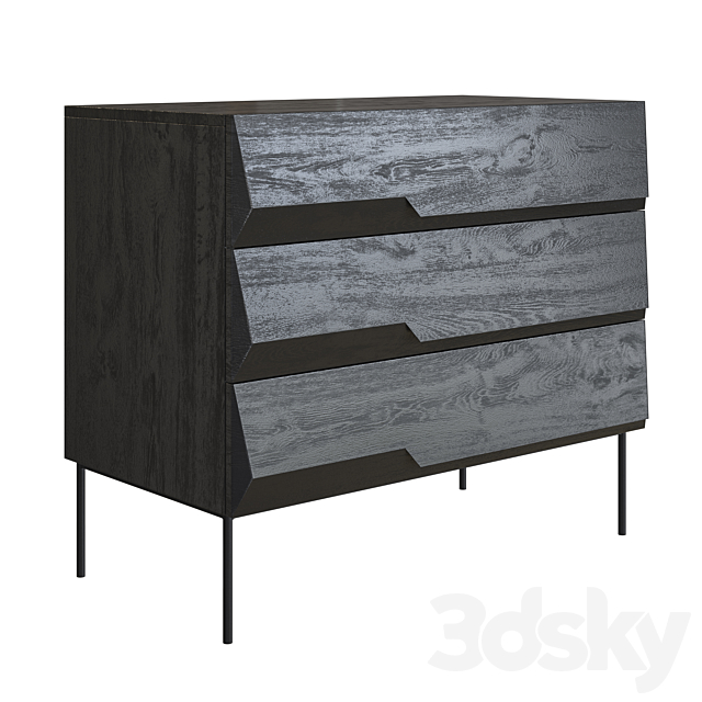 Stairs Chest of Drawers by Alain van Havre Ethnicraft 3DSMax File - thumbnail 1