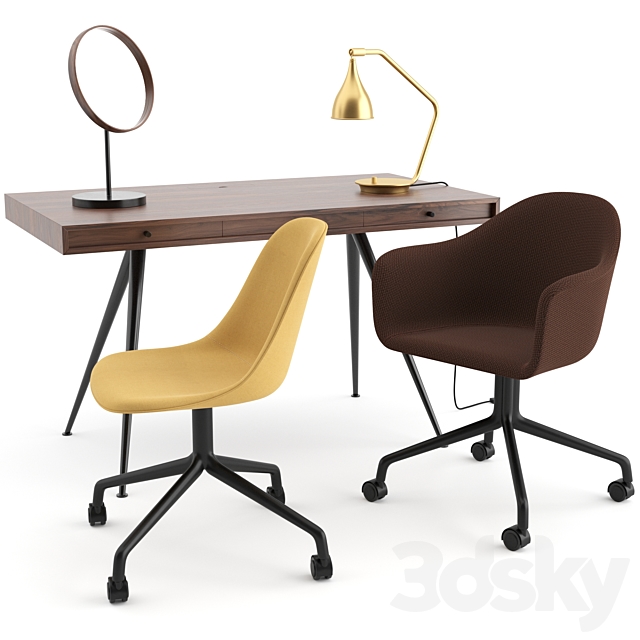 Office set by Norr11 and MENU 3DSMax File - thumbnail 1