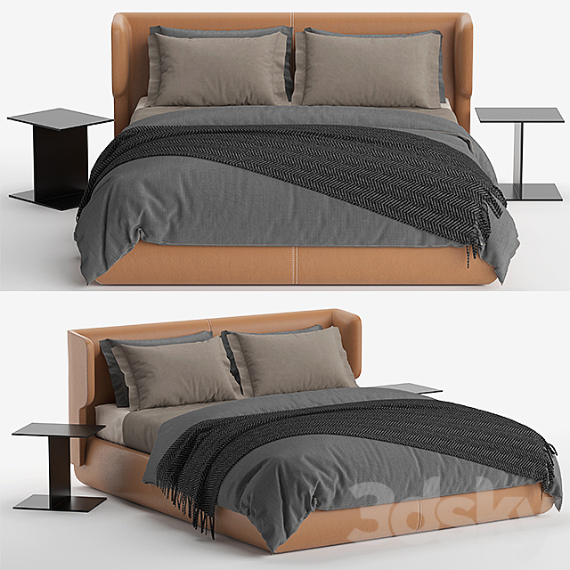 Claire_letto bed 3DSMax File - thumbnail 1