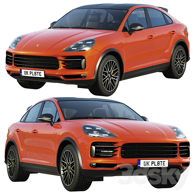 Porsche Cayenne Coupe turbo 2019 Free Download