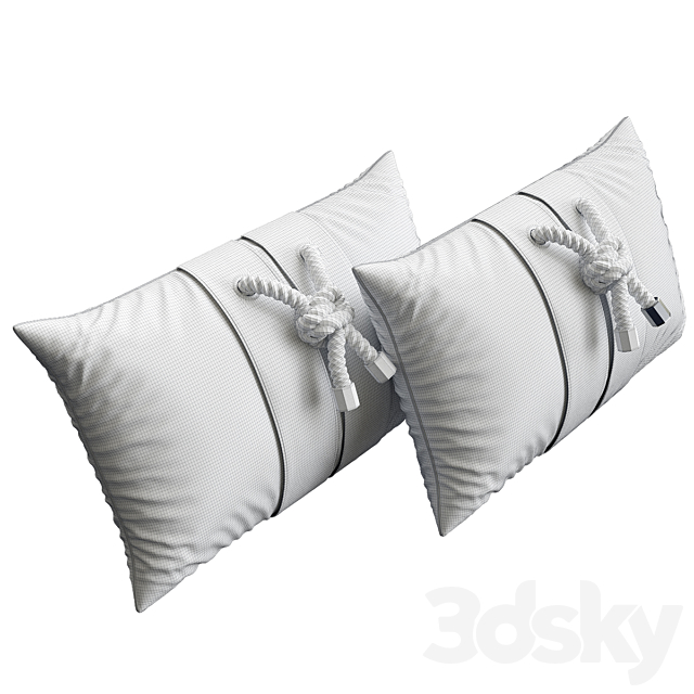 Decorative Pillows Teal Etsy 3DSMax File - thumbnail 2