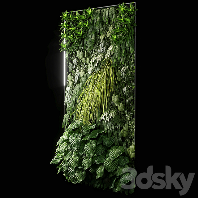 vertical garden 06 3d