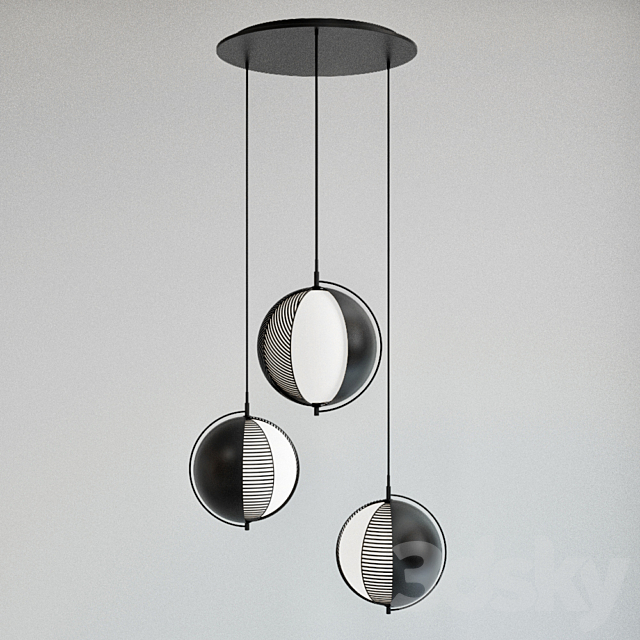 Pendant lamp Mondo Pendant by oblure 3 3d