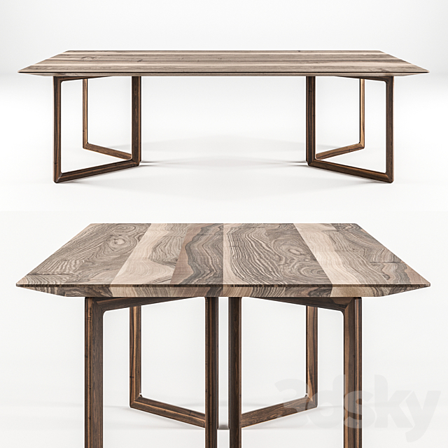 Dining table Opus Potocco 2019 893 _ TR 3DSMax File - thumbnail 1