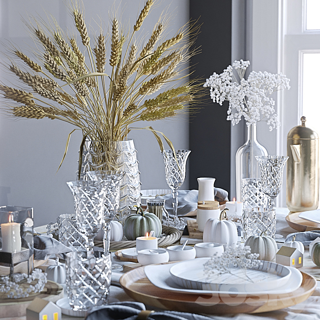 Table setting 35 3d
