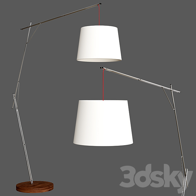 SESSO 808710 floor lamp 3DSMax File - thumbnail 2