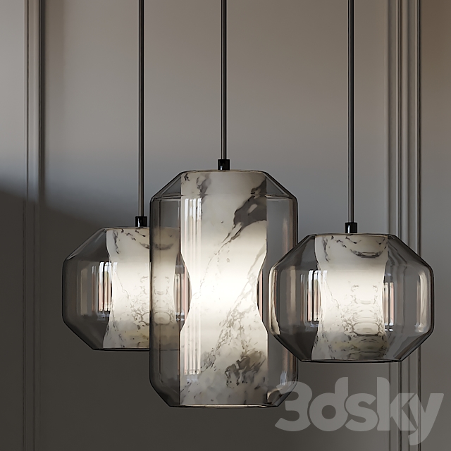 Ceiling Lights from  LEE BROOM 3DSMax File - thumbnail 1