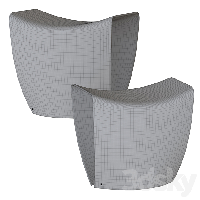 Fredericia Gallery Stool 3DSMax File - thumbnail 2