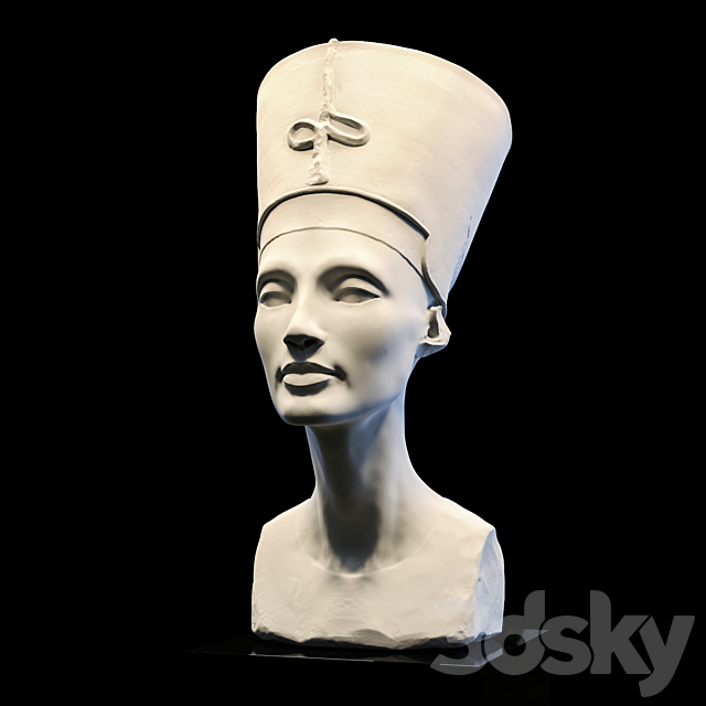 Bust of Nefertiti 3DSMax File - thumbnail 3