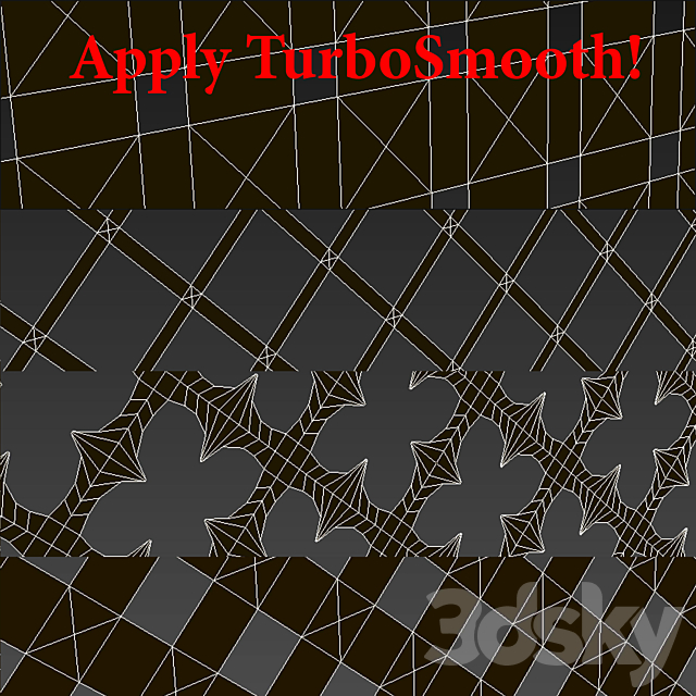 Perforated panels 3d