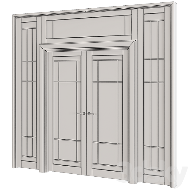Interior Doors Premium Pro No. 10 3DS Max Model - thumbnail 2
